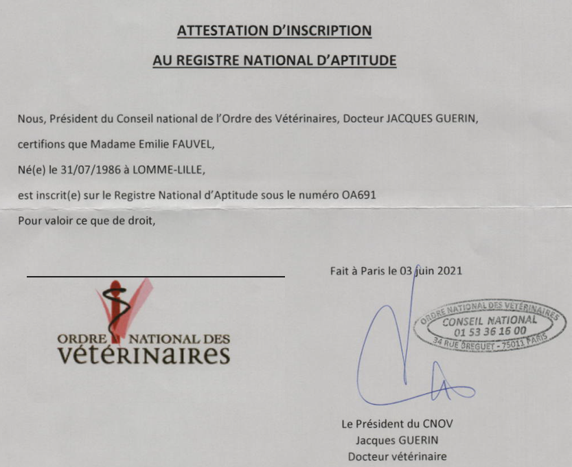 Onv certif