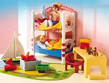 Playmobil au lit